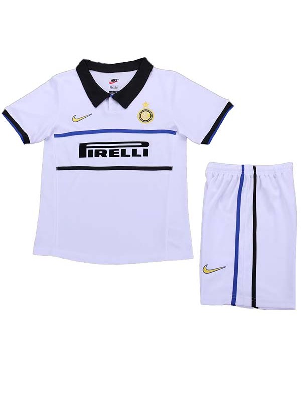 Inter milan away kids kit children retro jersey 1998-1999